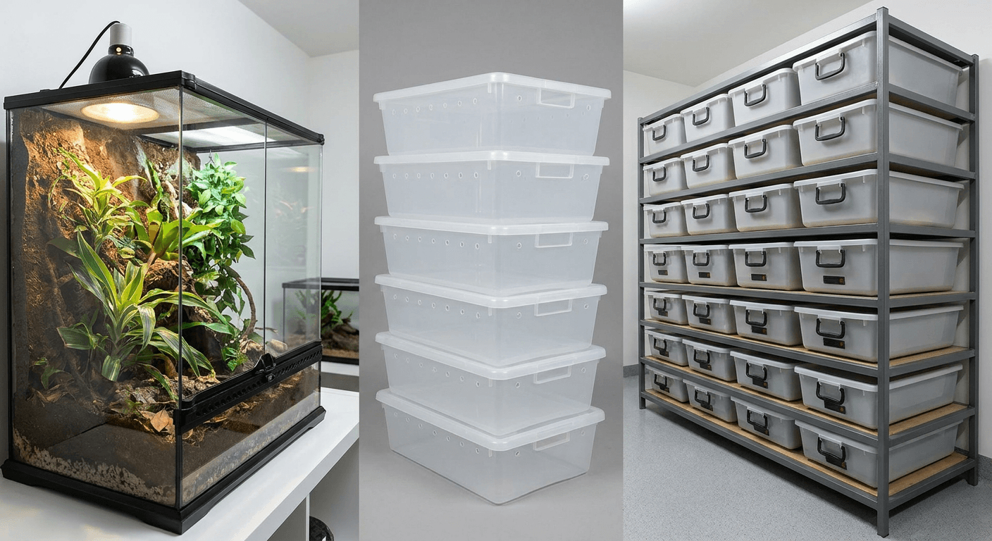 Terrarium, pojemnik, rack