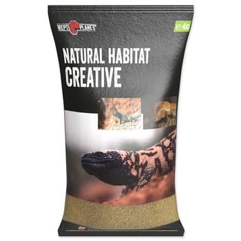 REPTI PLANET Substrate Creative Yellow 4kg - RP Substarat do kreowania krajobrazu żółty 4kg
